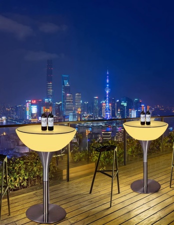 Комплект светящейся мебели Стол+2 стула V5 Комплект светящейся мебели Стол+2 стула V5