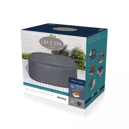 Bestway 60319 BW Покрытие теплосберегающее для СПА-бассейнов, 180х180х71см Bestway 60319 BW Покрытие теплосберегающее для СПА-бассейнов, 180х180х71см